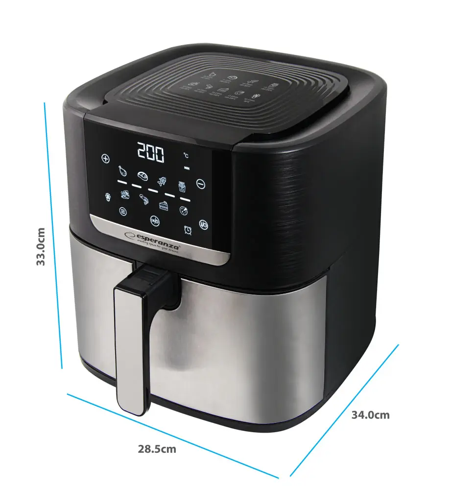 Friteuse à air sans huile Esperanza Pollo Fritto 8 L - 5