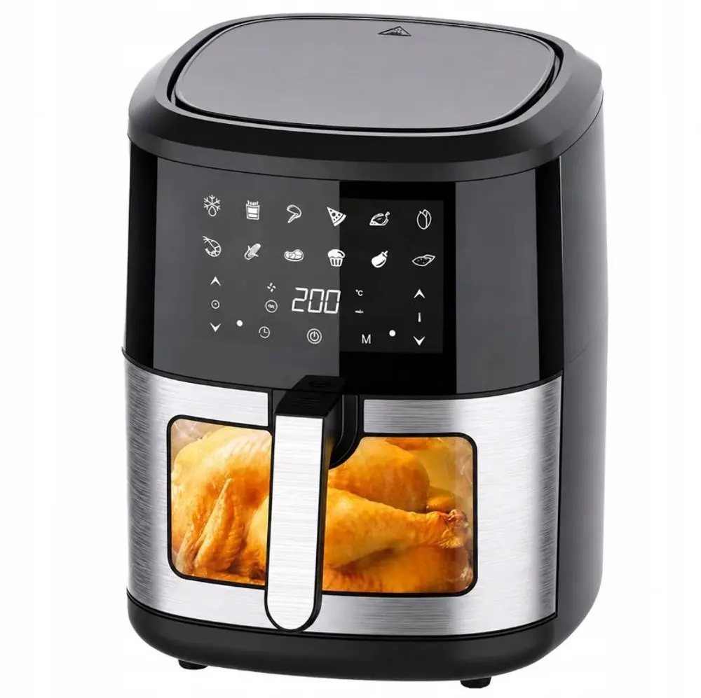 Friteuse à air 6 L 1500 W, 12 programmes, hublot éclairé - 3