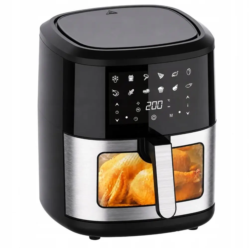 Friteuse à air 6 L 1500 W, 12 programmes, hublot éclairé - 4