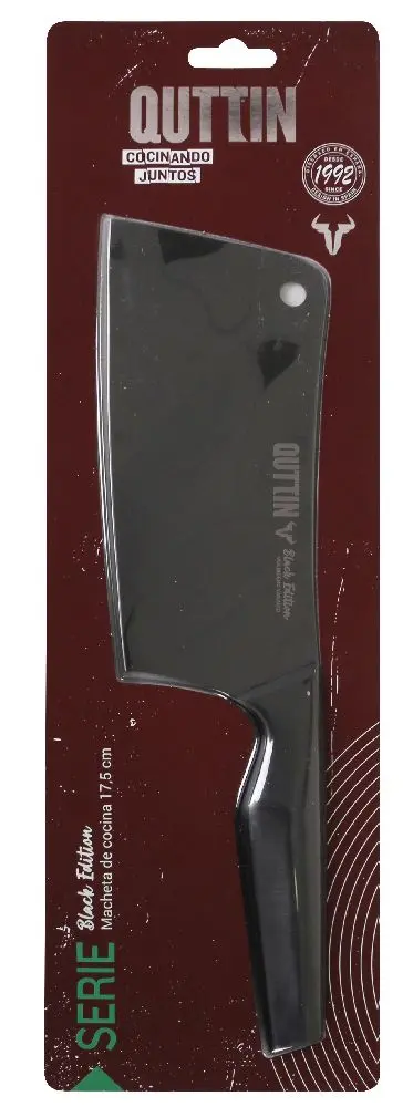 Hachoir de cuisine Quttin 17,5 cm, Black Edition - 2