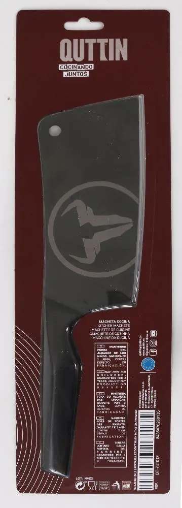 Hachoir de cuisine Quttin 17,5 cm, Black Edition - 3