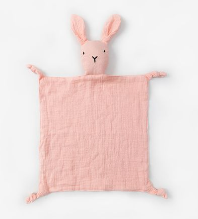 Doudou Lapin en mousseline de coton YY-001_2