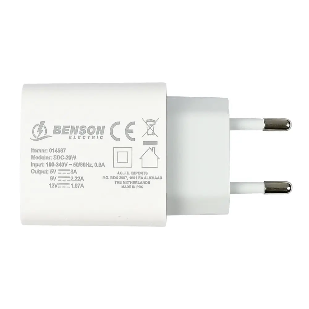 Chargeur secteur USB-C 20 W (PD) - 5