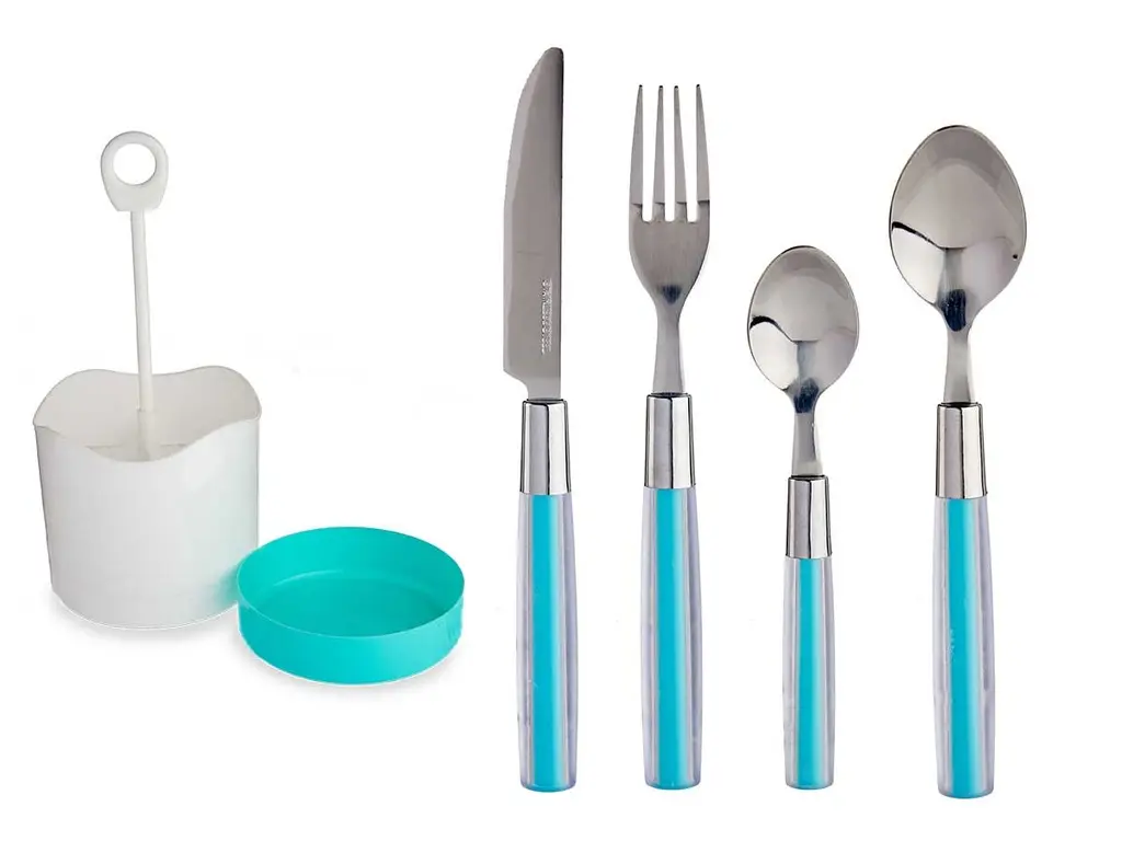 Set de 16 couverts Kinvara, manches inox - 2