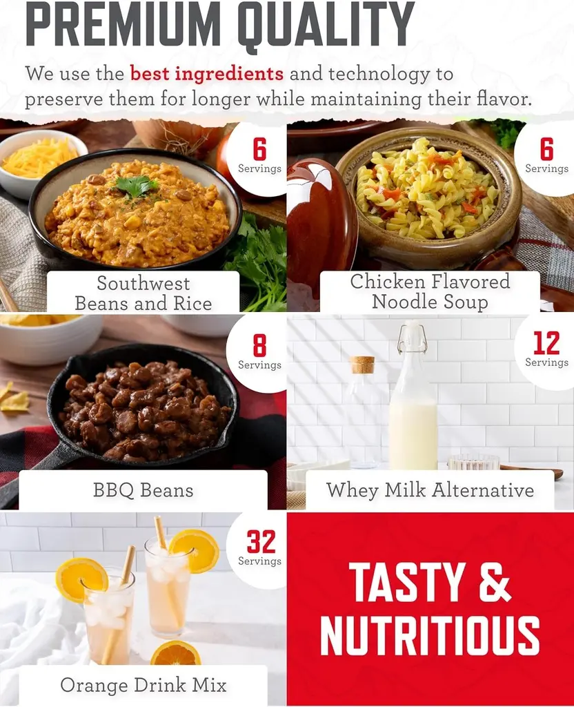 Seau alimentaire ReadyWise 132 portions - 5