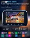 Dashcam avant/arrière ROVE R2-4K Dual, capteur STARVIS 2, carte 128 Go - 3