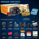 Dashcam avant/arrière ROVE R2-4K Dual, capteur STARVIS 2, carte 128 Go - 4