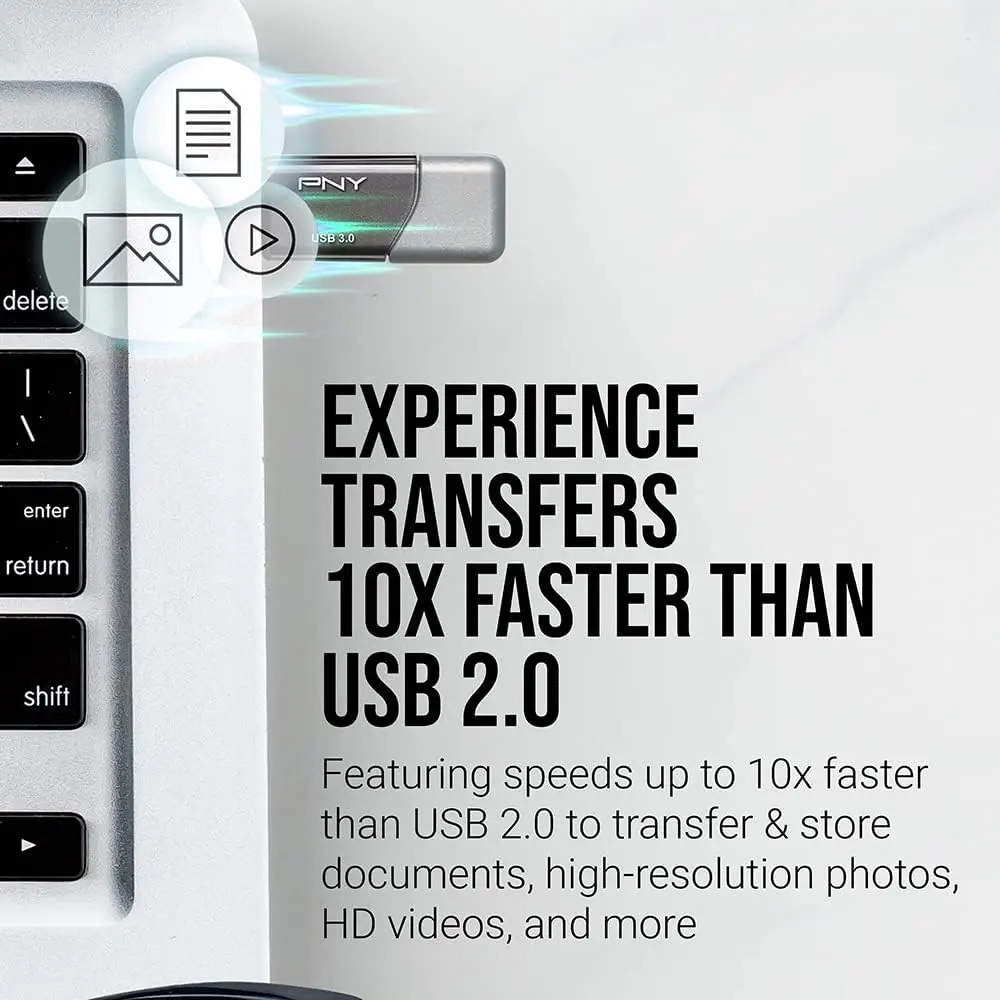Clé USB PNY 128 Go Turbo Attaché 3 USB 3.0 - 6