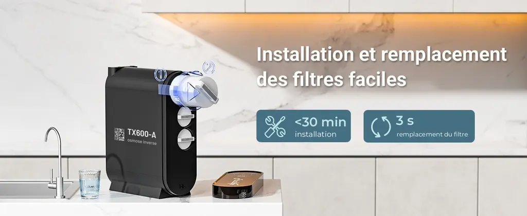 Osmoseur TX600-A – installation