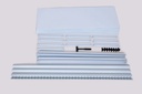 Etagere metal Blanc (L150*W50*H180cm)_2
