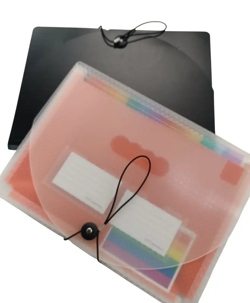 [STA0029] A4 DOCUMENT ORGANIZER - TRANSPARENT OR BLACK