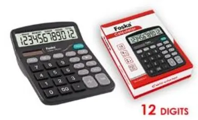 CALCULATRICE 12digital 149x120x39mm