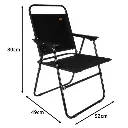 [00025470ZEN04] Chaise de pêche noire Trizand 25470 