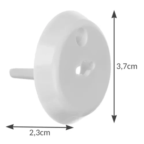 [00019223ZEN04] Protection pour la prise - blanc Ruhhy 19223 