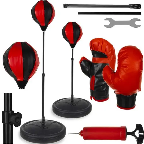 [00016953ZEN04] Punching ball set de boxe gants de boxe pompe enfant 16953