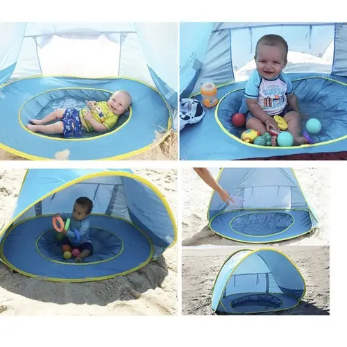 Beach tent with swimming pool 21204