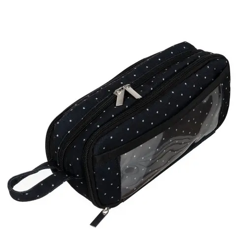Triple foldable pencil bag - Black Maaleo 24511