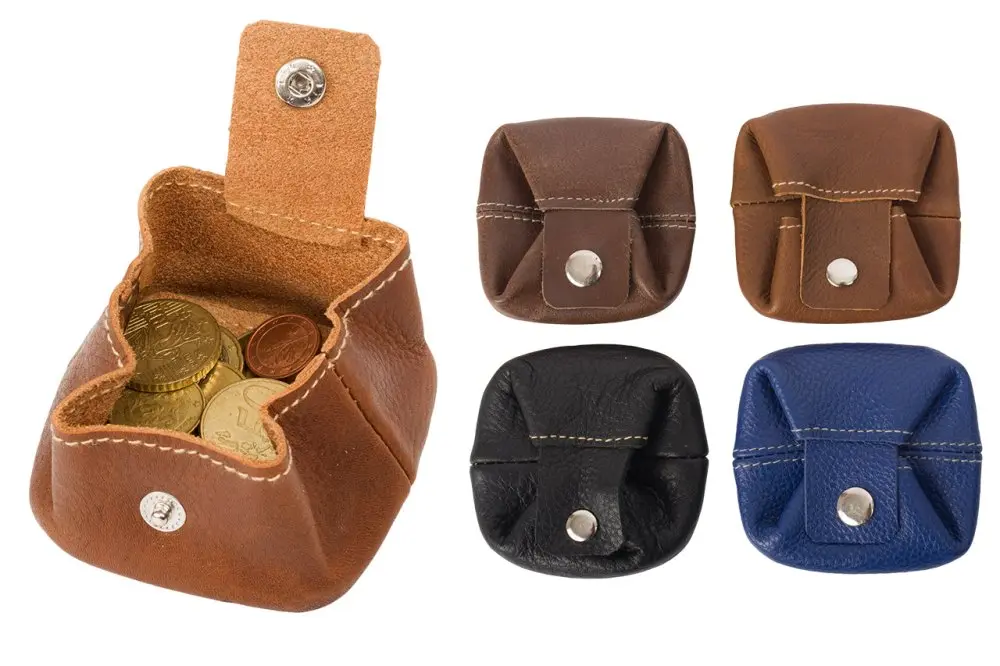 Porte-monnaie/shake bourse pleine peau de vache 20