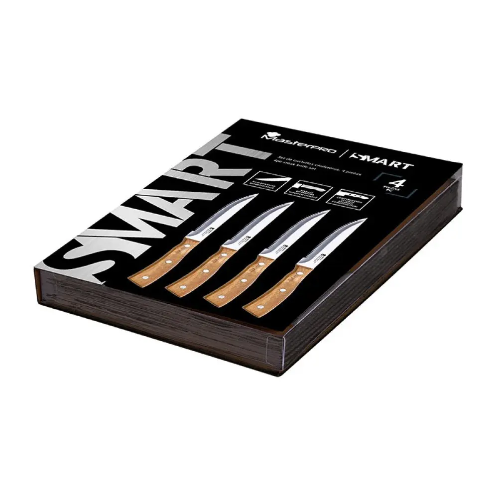 Masterpro Smart Ensemble de couteaux à steak - 4 p