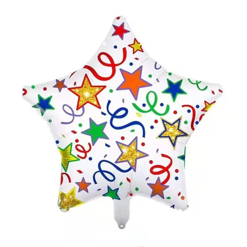 Star Party Balloon + Happy Birthday Balloon