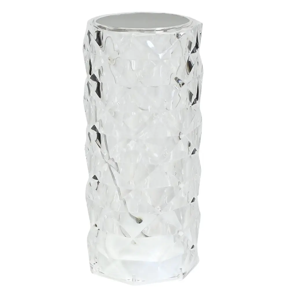 [14435ZEN01] Lampe de table LED rechargeable Crystal