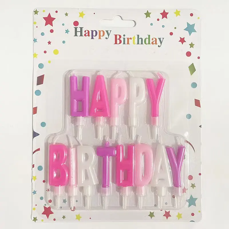 [Fille] Happy Birthday Girl Candles