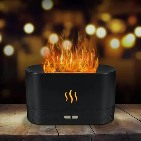 Humidificateur diffuseur d'arômes de flamme 