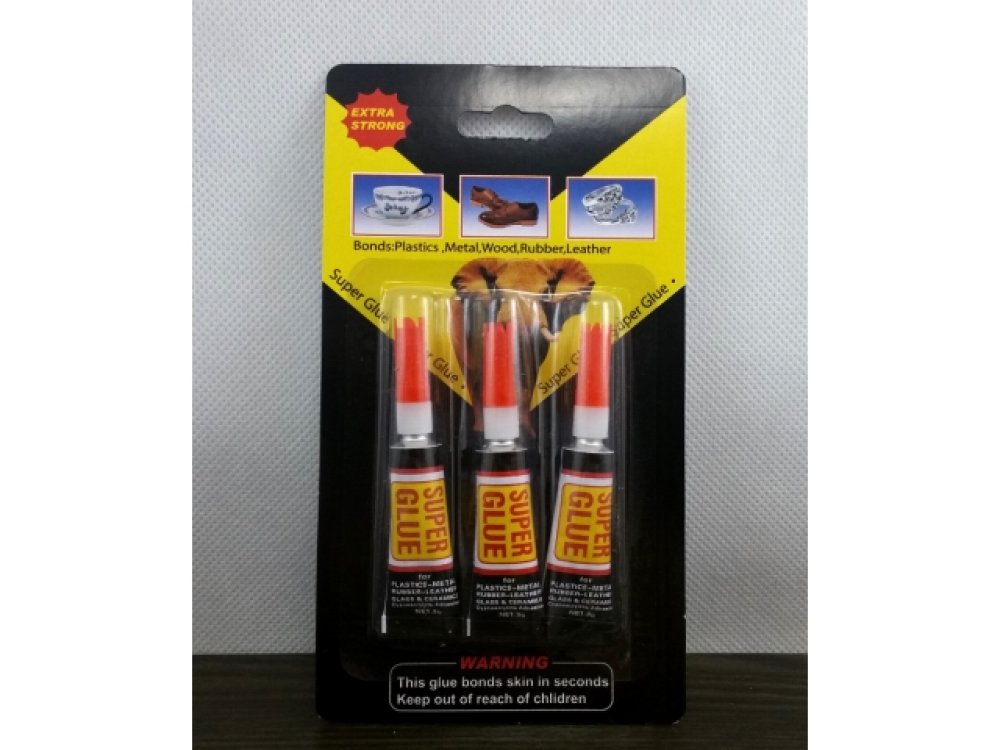 SuperGlue glue 3 pieces.