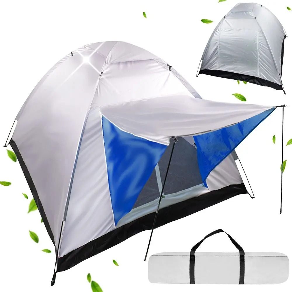 Tente de camping avec toit iglo pour 4 personnes 