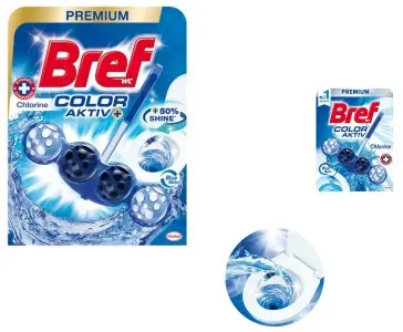 [9000100889087ZEN01] Bref Color Aktiv Désodorisant WC Chlore 50G 
