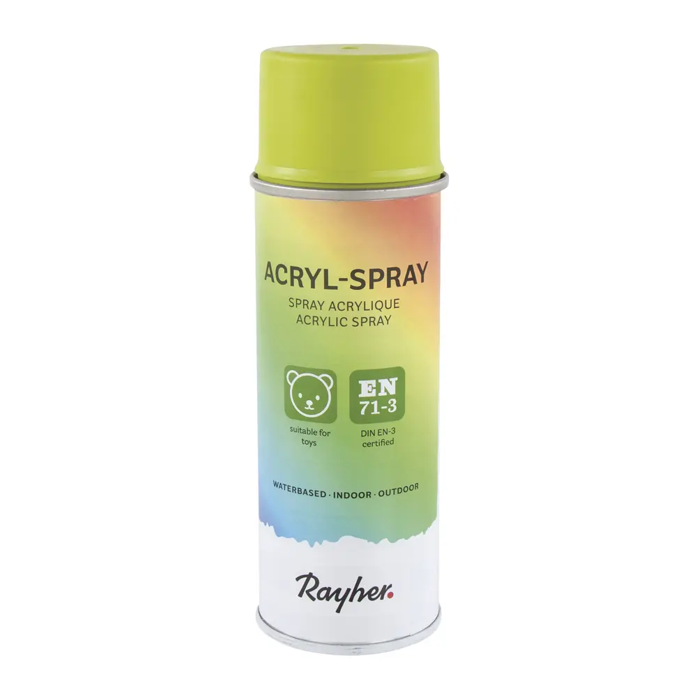 Spray acrylique, vert pomme, 200 ml 