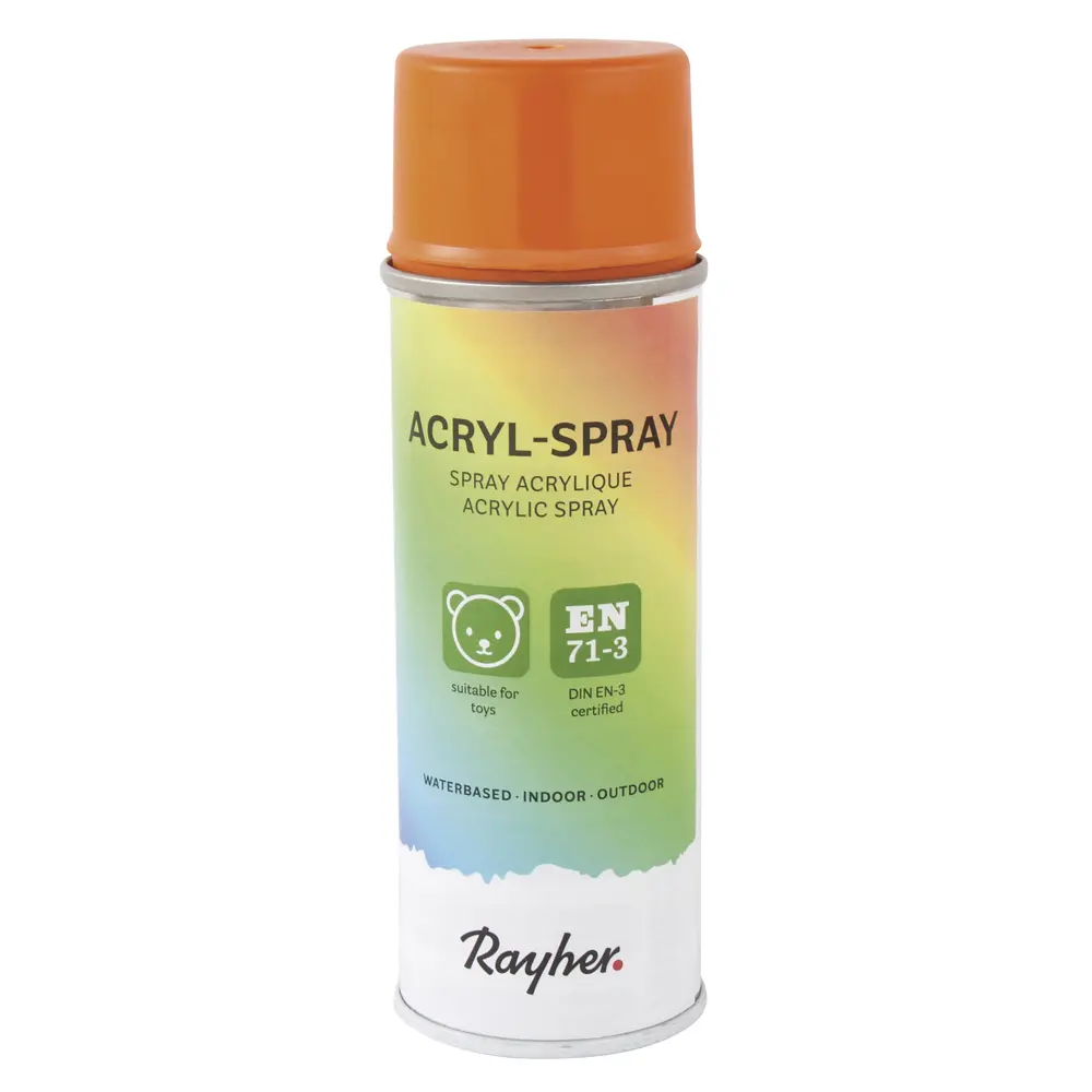 Acrylic spray, orange, 200 ml