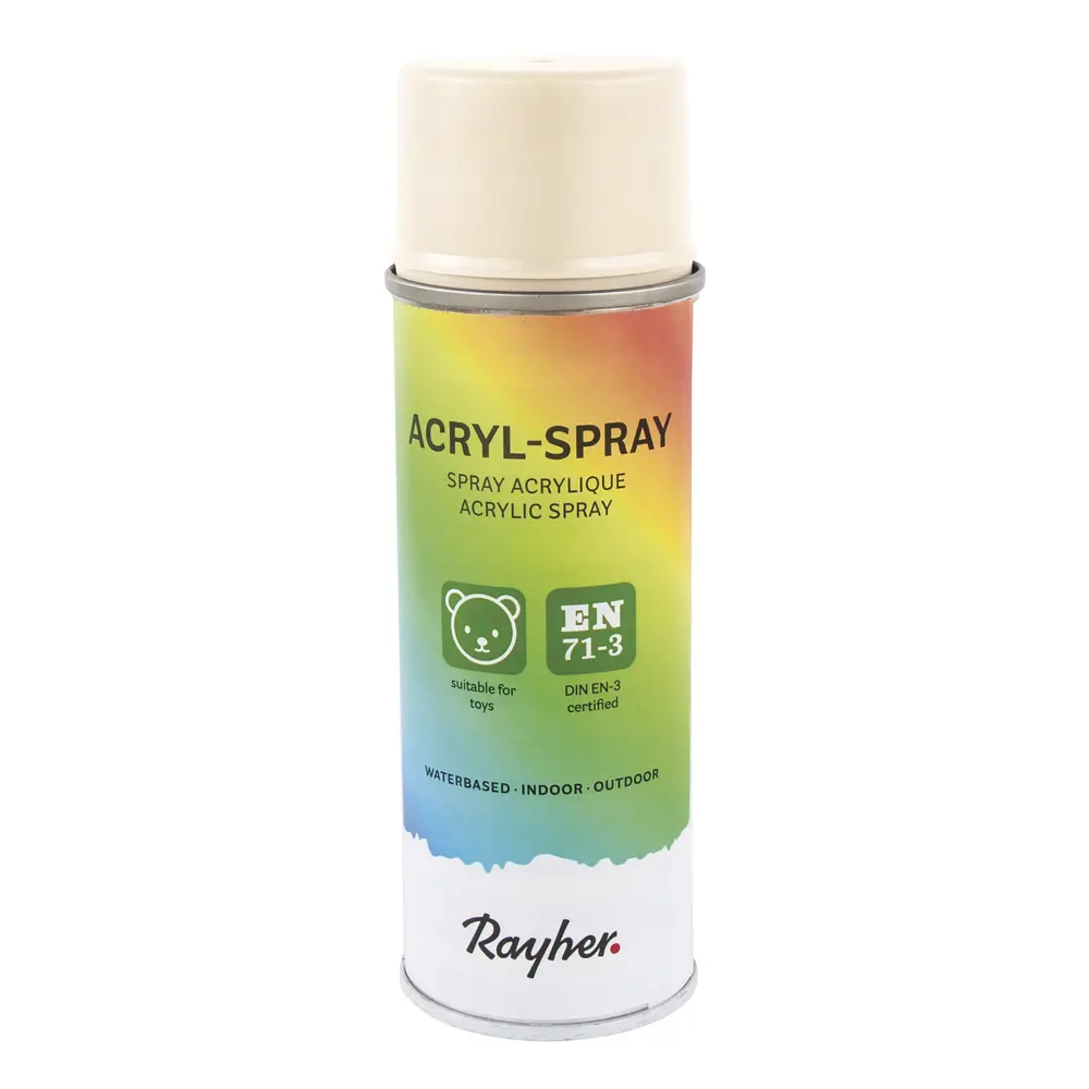 Acrylic spray, beige, 200 ml