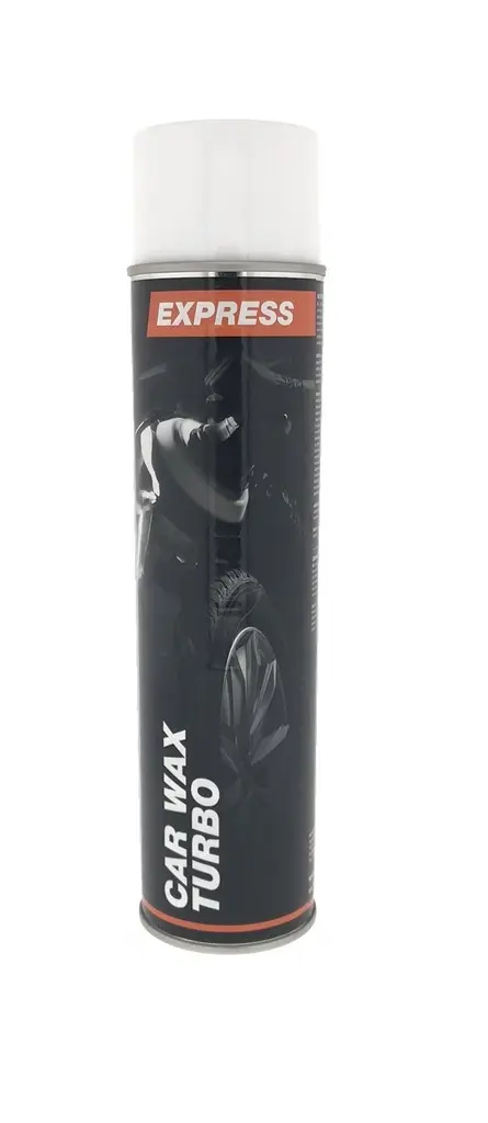 Express wax for car, turbo wax, aerosol bomb