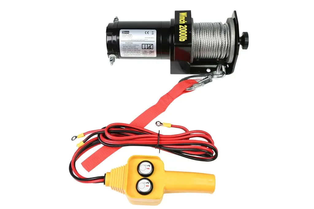 Treuil électrique 12V 2000 LBS pare-chocs 