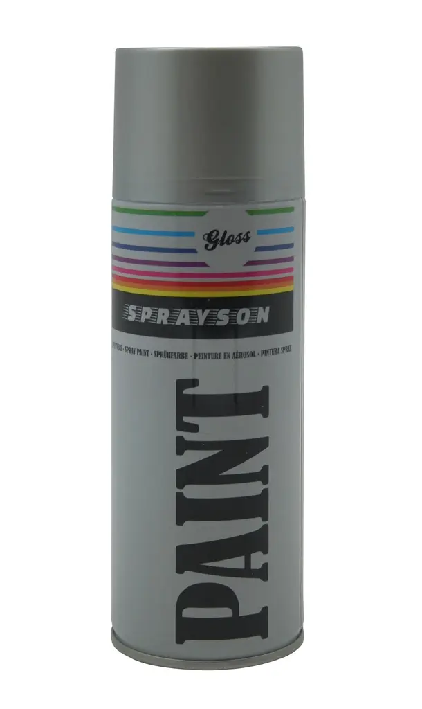 [10279ZEN01] Bombe aérosol 400 ml argent Sprayson