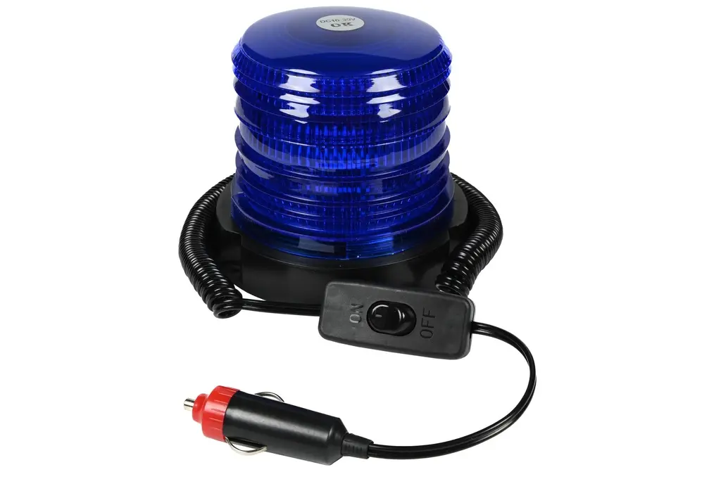 [13959ZEN01] 12v blue LED warning lamp