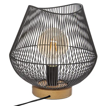 [168213ZEN01] lampe fil jena nr h28, noir 