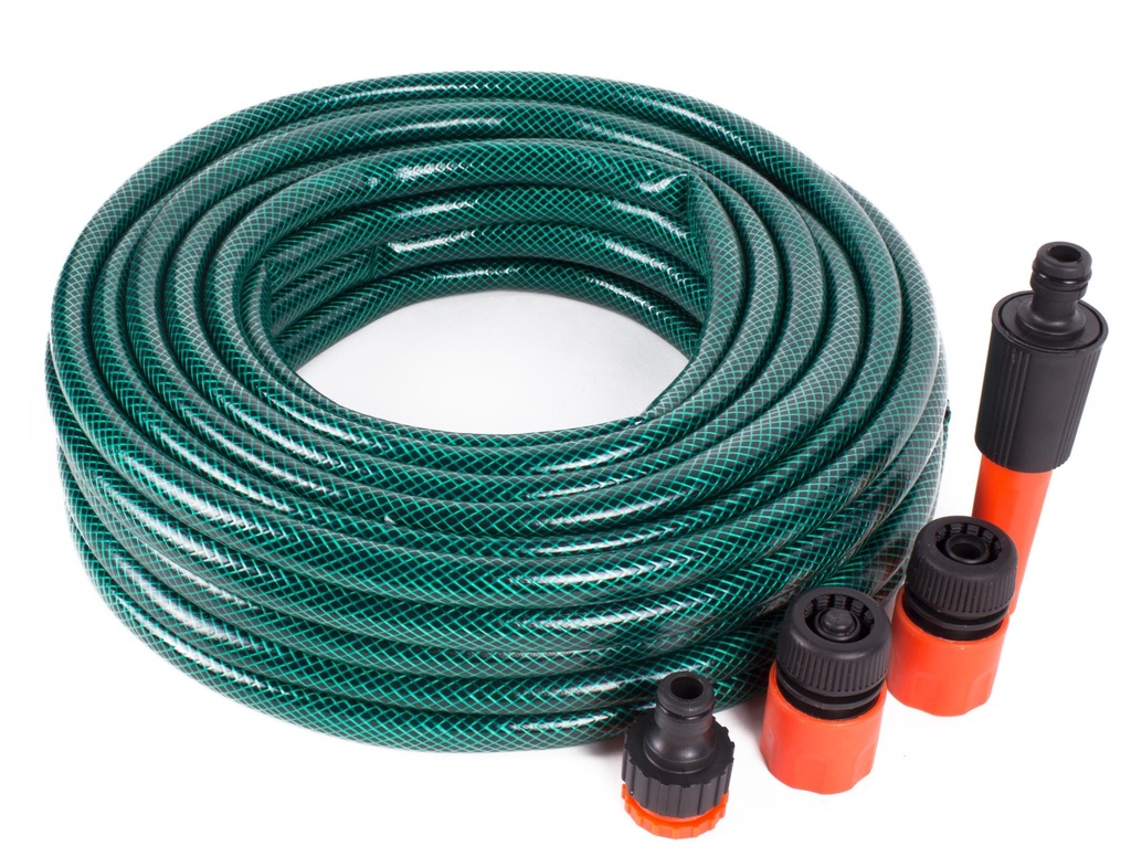 Complete 15 m garden hose set