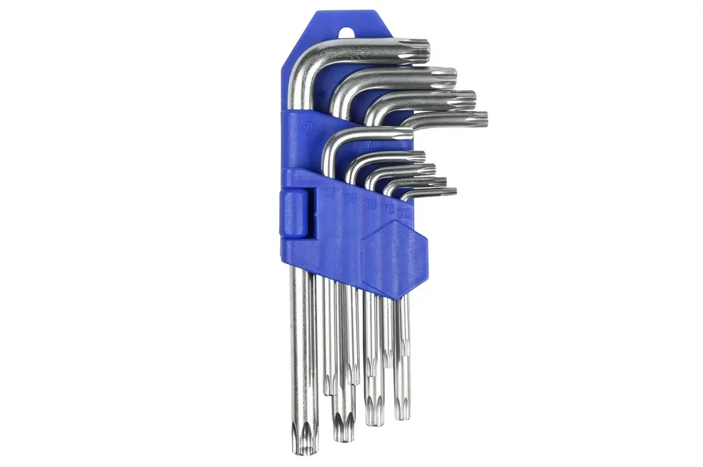 Professional 9-piece short Torx key set