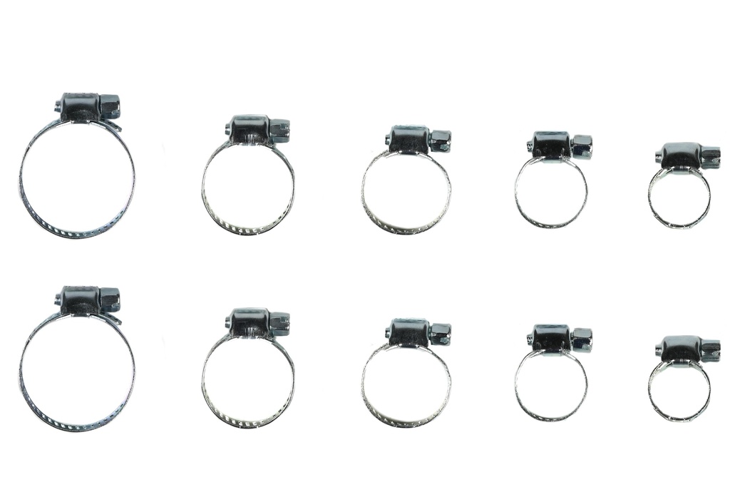 Jeu de colliers de serrage 10 pièces 