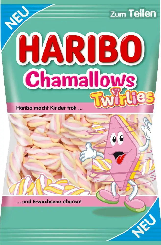 [2208650-1 ZEN 01-30] Haribo marshmallow twirls bag 200g