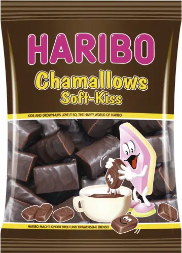 [2238450-8ZEN01] Haribo chamallows soft kiss sac 200g 