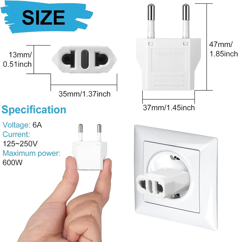 Adaptateur US vers EU LENINK