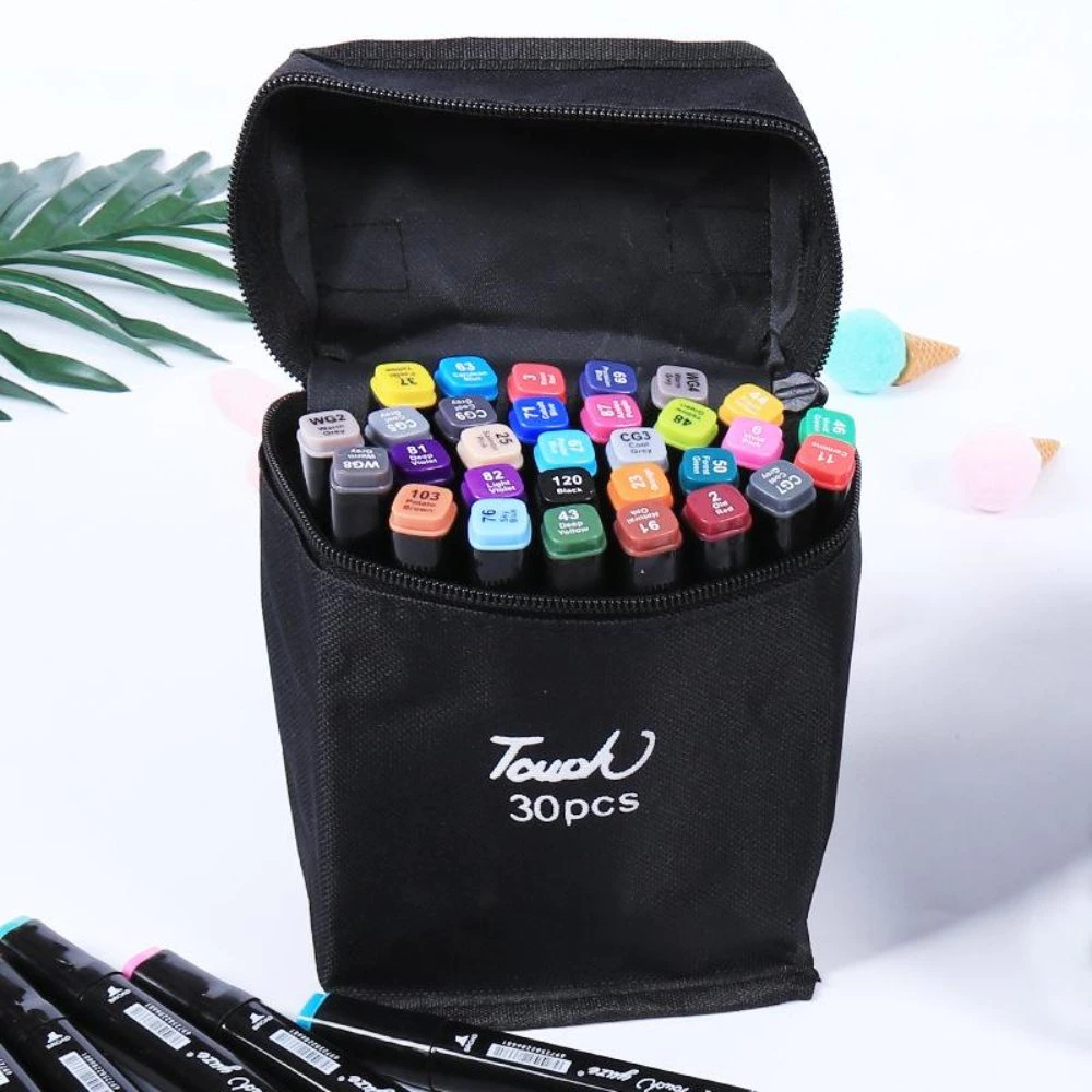 Set of 30 Dual Tip Acrylic Markers