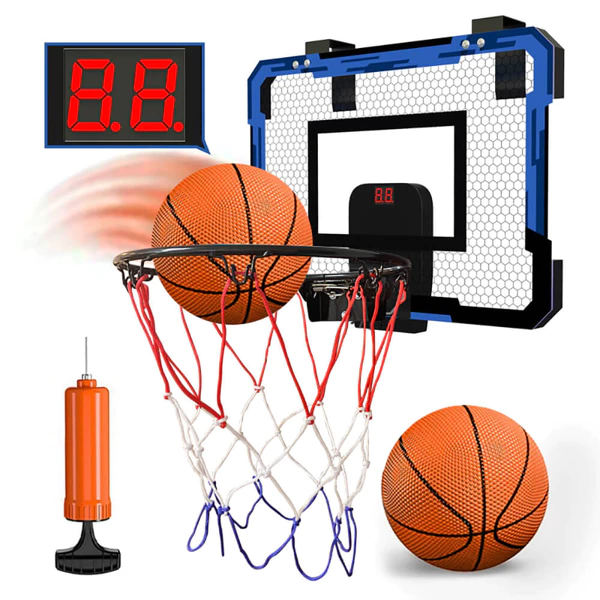 Indoor basketball backboard with accessories