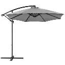 [ZEN07HOP1000812-6] Cantilever hanging parasol 2.8 m, grey, UV protection
