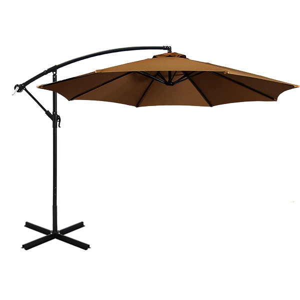 [ZEN07HOP1000812-3] Parasol suspendu, 2,7 m, kheki