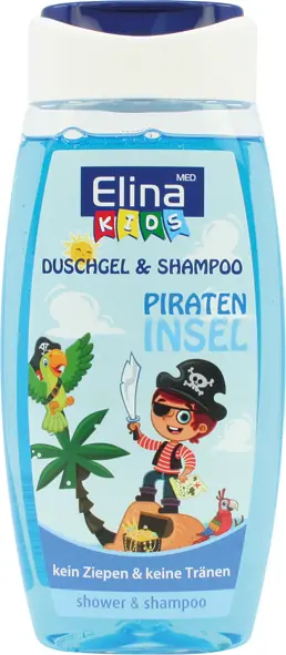 Elina Kids 2in1 Shower Gel Pirate Island 250ml