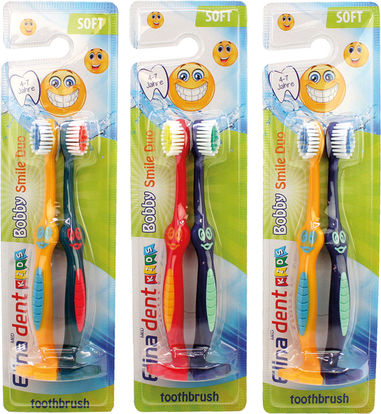 Brosse a dents Elina 2pc pour les enfants